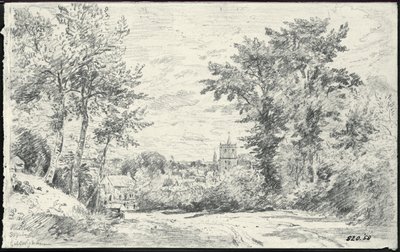 Der Eingang nach Gillingham, Dorset (Bleistift) von John Constable